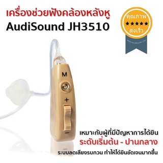 เครื่องช่วยฟังคล้องหลังหู (แบบชาร์จ แบตอึด) AudiSound JH3510