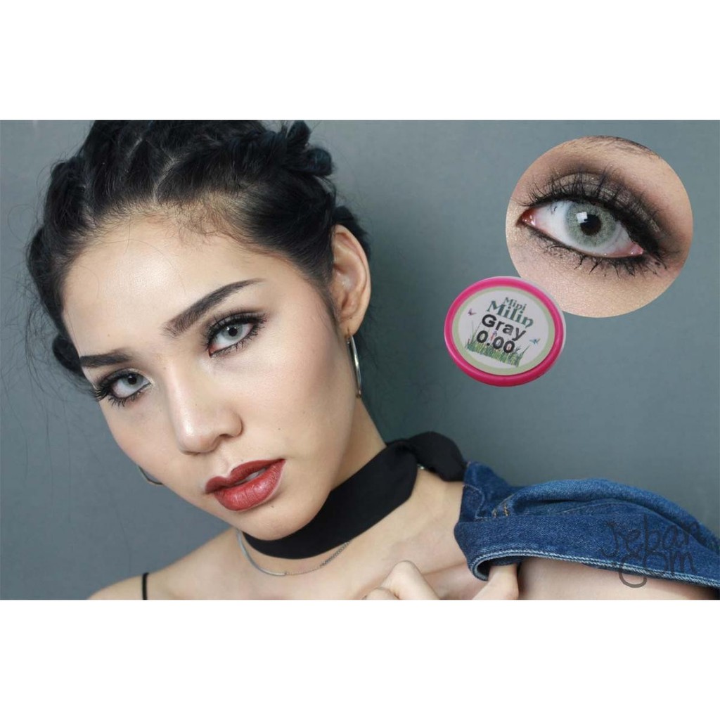 kitty-kawaii-คิตตี้-คาวาอิ-สีเทา-4-50-คอนแทค-เลนส์-สั้น-450-contactlens-สายตาสั้น-450-สายตาสั้น-4-50