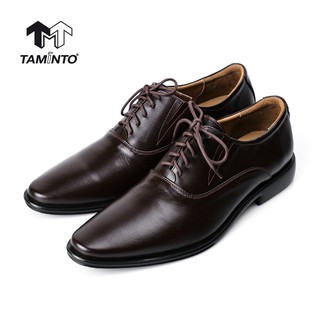สินค้า ส่งฟรี!! Taminto รองเท้าผู้ชาย หนังแท้ แบบผูกเชือก อ็อกซ์ฟอร์ด เจ้าบ่าว B5295 Men\'s Oxfords