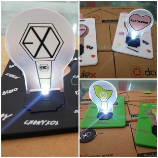 พร้อมส่ง! Light Card (โคมไฟการ์ด) EXO , GOT7, BLACKPINK *มีเก็บเงินปลายทาง*