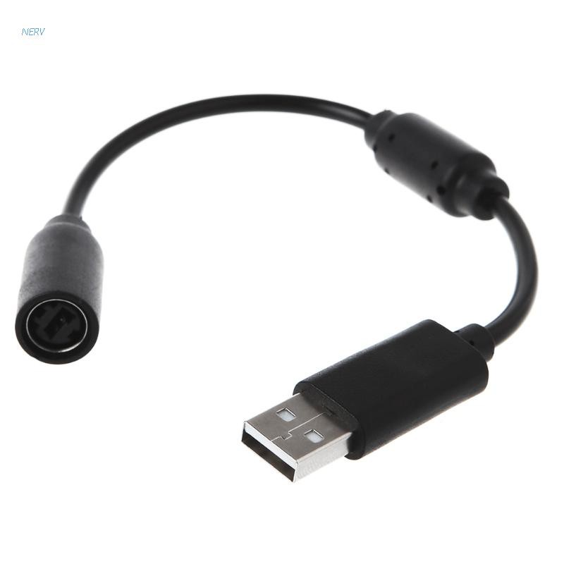 ภาพหน้าปกสินค้าNERV USB Breakaway Cable Adapter Cord Replacement For Xbox 360 Wired Game Controller จากร้าน nervous.th บน Shopee