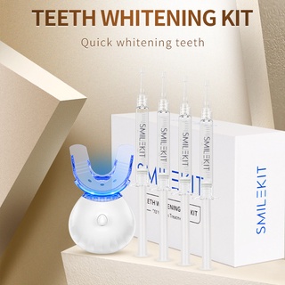 เครื่องฟอกฟันขาว อุปกรณ์ทันตกรรม ที่ฟอกฟันขาว Teeth Whitening Kit แถมเจลฟอกสีฟัน 4 ตัว เจลฟอกฟันขาว SC9112