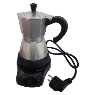 by Scanproducts หม้อต้มกาแฟสด Moka pot แบบไฟฟ้า ขนาด 6 ถ้วย รุ่น By Scanproducts Electric Moka Pot 6cup