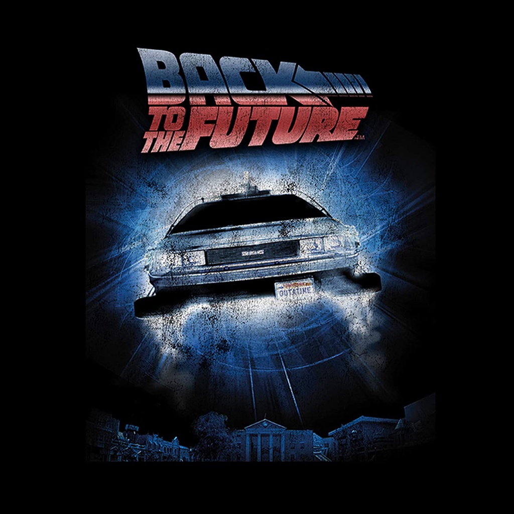 100-cotton-เสื้อยืดคอวีผู้ชาย-fifth-sun-mens-back-to-the-future-retro-delorean-poster-t-shirt-men-เสื้อ-ยืด-ผู้ชาย-คอกล