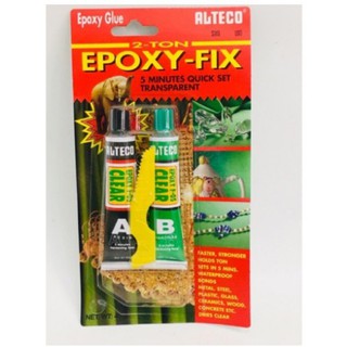 EPOXY -FIX กาวอพ็อกซี่ 2ตันสีใส แห้งเร็ว-