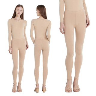 Cherilon เชอรีล่อน กางเกง เลกกิ้ง ขายาว นุ่มสบาย ยืดหยุ่น กระชับเข้ารูป ใส่ภายใน / นอก Mix &amp; Match กับเสื้อผ้า GIB-LJTR