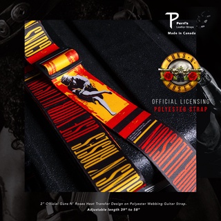 Perris Official Licensing "Guns N Roses" Guitar Strap I สายสะพายกีตาร์ลิขสิทธิ์แท้จาก Canada