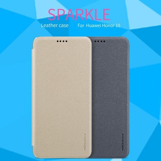 🔥พร้อม​ส่ง🔥ฝาพับ For Huawei Honor10 | Honor 10 | Nova 2i / Nova2i Nillkin Sparkle Leather case