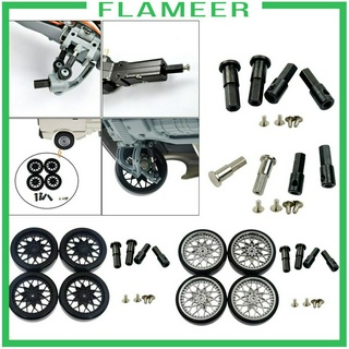 RC ( Flameer ) อะไหล่ยางล้อรถบังคับ 4 ชิ้นสําหรับ 1 / 10 Wpl D12 Crawler Buggy Trucks Diy