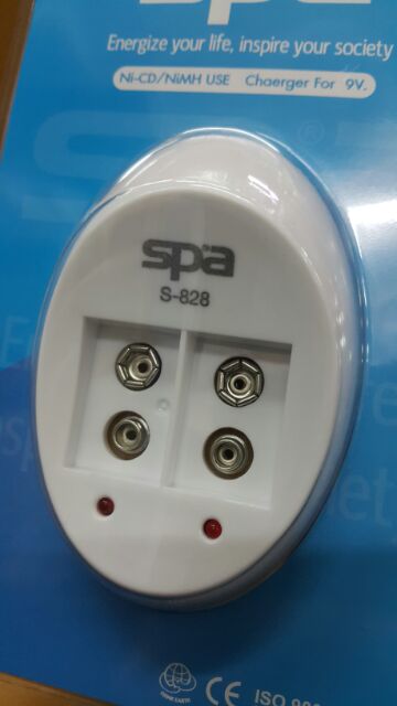 ชาร์จ9v-2ก้อน-เครื่องชาร์จ-spa-s-828-ของเเท้