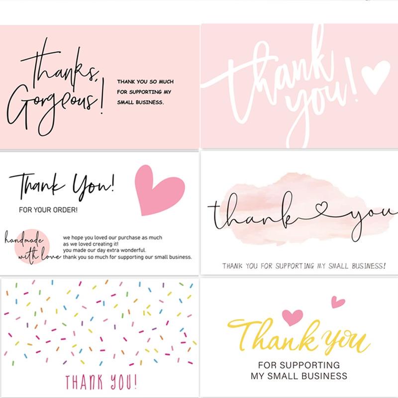 30-แผ่น-thank-you-card-การ์ดขอบคุณ-บัตรขอบคุณ-ห่อของขวัญการ์ดขอบคุณ-บัตรของขวัญ