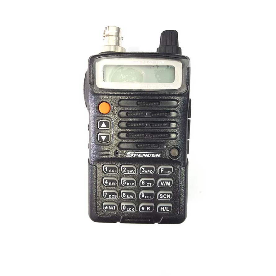 วิทยุสื่อสารราคาถูก-spender-pilot144h-walkie-talkie-5w-สีดำ-ย่าน-144-146-mhz