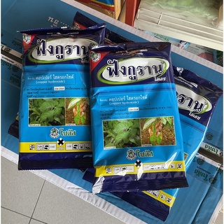 ฟังกูราน คอปเปอร์ไฮดอกไซด์ 100g สูตรทนฝน ป้องกัน กำจัดโรคพืช ที่เกิดจากเชื้อแบคทีเรีย