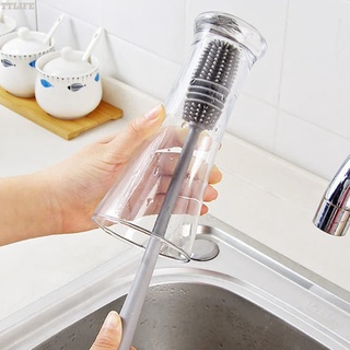 【TT】Silicone Bottle Brush, Bottle Cleaning Brush With 13