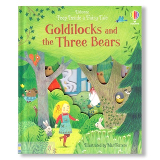 DKTODAY หนังสือ USBORNE PEEP INSIDE A FAIRY TALE :GOLDILOCKS AND THE THREE BEARS