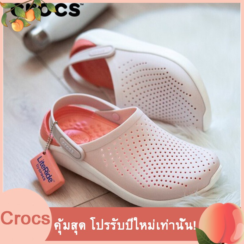 ส่งจากกรุงเทพราคารองเท้าแตะผู้หญิง-crocs-literide-clog-ของแท้-100-ถูกกว่าหน้าร้าน