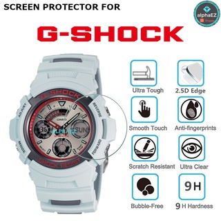 Casio G-Shock AW-591TM-8A Series 9H ฟิล์มกระจกนิรภัยกันรอยหน้าจอนาฬิกา AW591