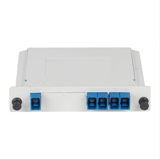 AYHF-1 Point 4 Plug-In Optical Splitter Sc/Upc Square Head Fiber Splitter Carrier Grade Coupler