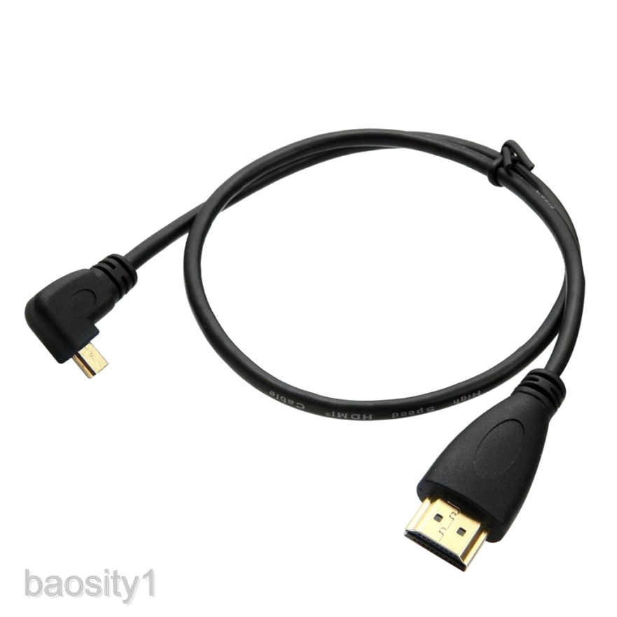 พร้อมสต็อก-0-5-m-high-speed-micro-hdmi-male-to-hdmi-male-สายแปลงอะแดปเตอร์-baosity1