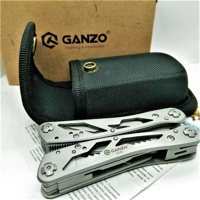 เครื่องมือเอนกประสงค์ (multi tool) Ganzo G202 (silver) 26 in 1 พร้อมเคส ...