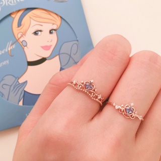 สินค้า 1 ชิ้น เปิด ปรับได้ แหวน สําหรับผู้หญิง เด็กผู้หญิง เครื่องประดับ งานแต่งงาน อินเทรนด์ เจ้าหญิง น่ารัก แหวนนิ้ว คริสตัล