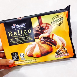 Bellco คุกกี้สอดไส้ช็อคโกแลต 120กรัม