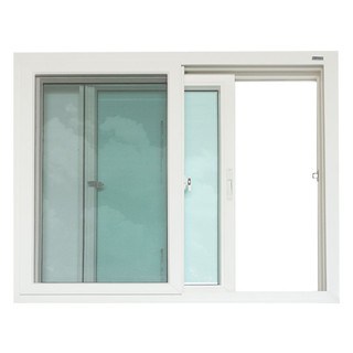 DOUBLE SLIDING WINDOW VILANN SW2-100110 100X110CM WHITE หน้าต่างบานเลื่อนคู่สำเร็จรูป VILANN SW2-100110 100X110 ซม. สีขา