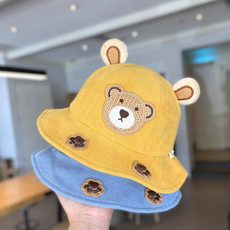 หมวกบัตเก็ตน้องหมี-หมวกเด็ก