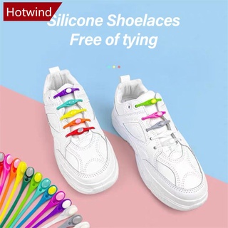 สินค้า Hotwind เชือกผูกรองเท้ากีฬา ลําลอง ไม่ผูก หลากสี 1 ชิ้น D1N7