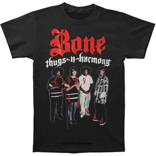 l*NS.Funny Novelty Bone Thugs N Harmony E 1999 Photo Mens T-Shirt Christmas Giftเสื้อยืดผู้หญิง