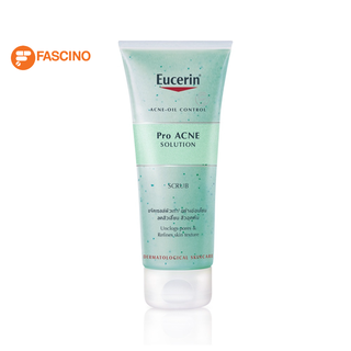 Eucerin Pro Acne Solution Scrub 100ml สครับผิวหน้า ช่วยให้ผิวดูเนียนใส ลดสิ่งอุดตันบนใบหน้า