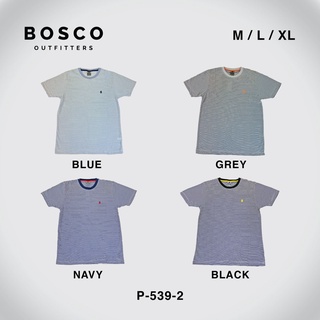 เสื้อยืดคอกลมพิมพ์ลาย BOSCO T-539
