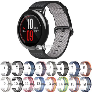 สายรัดห่วงไนล่อนทอแบบสปอร์ตสำหรับ Huami Amazfit Pace