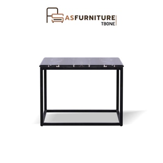 AS Furniture / TBONE (ทีโบน) โต๊ะกลาง โครงขาเหล็ก ท็อปหินอ่อน