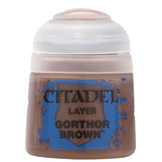 Citadel : LAYER: GORTHOR BROWN (12ML) สีอะคริลิคสำหรับทาโมเดล