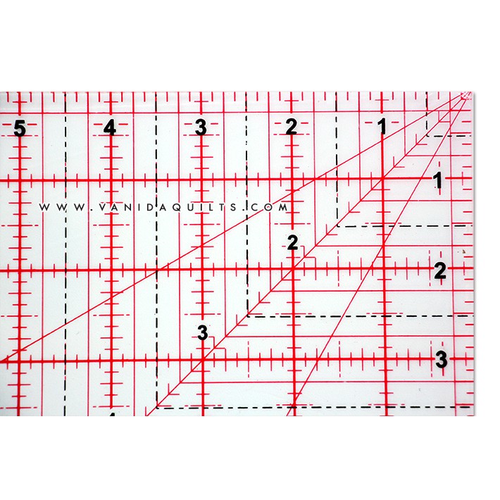 ไม้บรรทัดอะคริลิค-งานผ้าและงานฝีมือ-patchwork-amp-craft-ruler-ขนาด-15-5-นิ้ว-x-15-5-นิ้ว-ของ-sew-easy-รหัส-seweasy0007