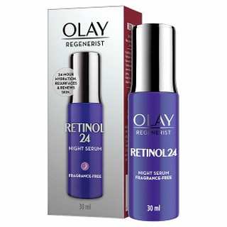 Olay Regenerist Retinol 24 Night Serum โอเลย์ รีเจนเนอรีส เรตินอล 24 ไนท์ เซรั่ม ผลิตภัณฑ์บำรุงผิว 30 มล.