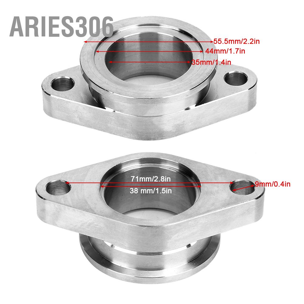 aries306-ss304-stainless-steel-1-5in-2-bolt-to-mvs-vband-wastegate-adapter-flange