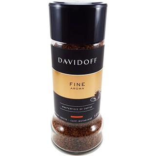 Davidoff Fine Aroma 100 g. กาแฟดาวิดอร์ฟ ไฟน อโรม่า กาแฟสำเร็จรูป รสชาติอร่อย หอมกลิ่น  (ขนาด 100 กรัม 1 ขวด) (สินค้านำเ