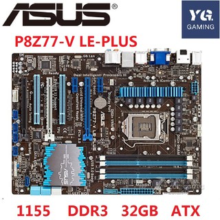 ภาพหน้าปกสินค้าASUS P8Z77-V LE PLUS Desktop Motherboard Z77 Socket LGA 1155 i3 i5 i7 DDR3 32G ATX UEFI BIOS Original Used Mainboard ที่เกี่ยวข้อง