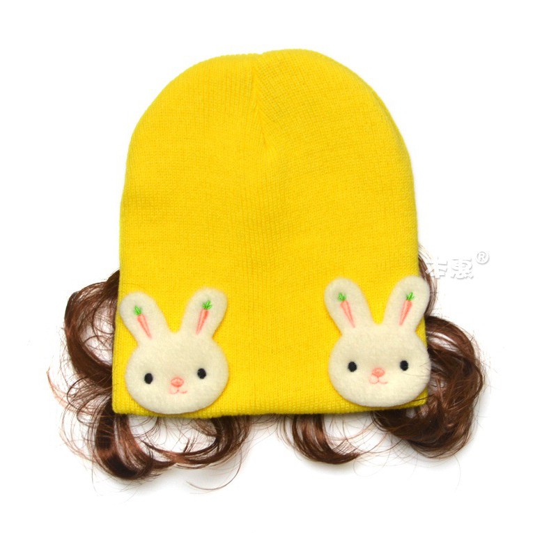 หมวกเด็ก-หมวกปอยผม-กระต่าย-2-ข้าง