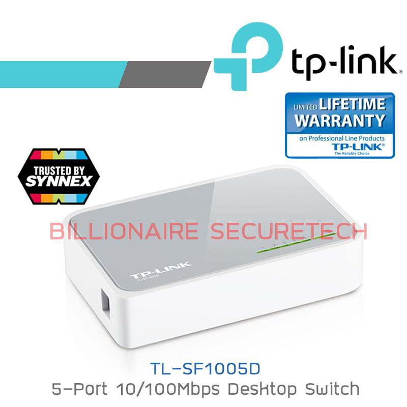 tp-link-tl-sf1005d-5-port-10-100mbps-desktop-switch-ประกัน-synnex