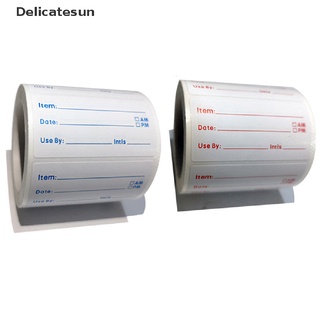 (Delicatesun) ขายดี สติกเกอร์ฉลากวันที่ เก็บอาหารในตู้เย็น 500 ชิ้นต่อชิ้น