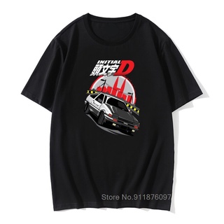 [S-5XL] เสื้อยืด พิมพ์ลายกราฟฟิค Initial D Ae86 สไตล์ญี่ปุ่น สําหรับผู้ชาย 356697