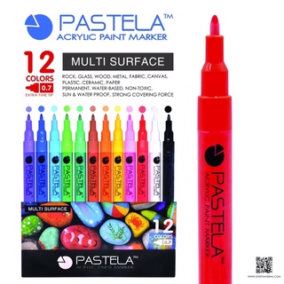 สินค้า ปากกาสีอะคิริค 0.7mm กันน้ำ 💥🥰 สีอะคิริคในรูปแบบของปากกา ใช้งานง่าย🎉💕 แบ่งขายจ้่