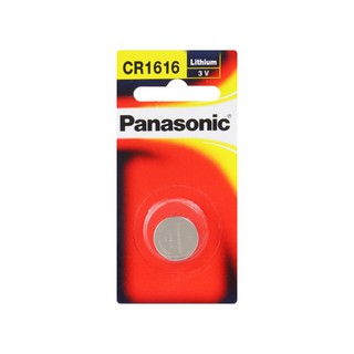 BUTTON ALKALINE PANASONIC CR-1616PT/1B ถ่านเม็ดกระดุม PANASONIC CR-1616PT/1B ไฟฉายและอุปกรณ์ ไฟฉายและไฟฉุกเฉิน งานระบบไฟ