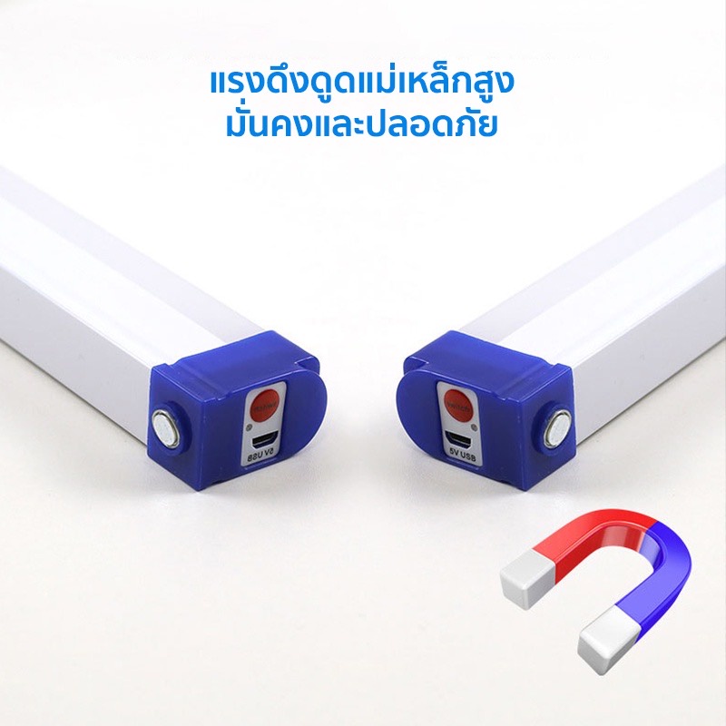 หลอดไฟ-led-หลอดไฟพกพา-5โหมด-ไฟฉุกเฉิน-led-การชาร์จด้วย-usb-หลอดไฟฉุกเฉิน-หลอดไฟ-หลอดไฟฉุกเฉิน-ติดกำแพง-สำหรับเดินป่า