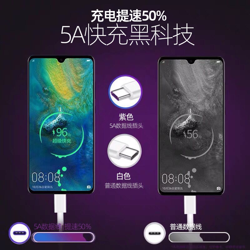 สายชาร์จ-สายข้อมูล-5a-ชาร์จเร็วมาก-สําหรับ-samsung-xiaomi-type-c-iphone-android