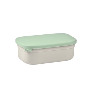 BEABA กล่องอาหารสแตนเลส Stainless Steel Lunch Box - Frosty Green / Grey