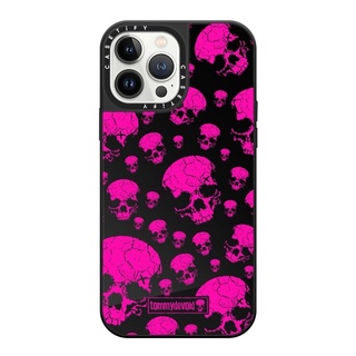 Rest in Pink 13 Pro Max Compatible Mirror Case สี: Black on Black [สินค้าพรีออเดอร์]